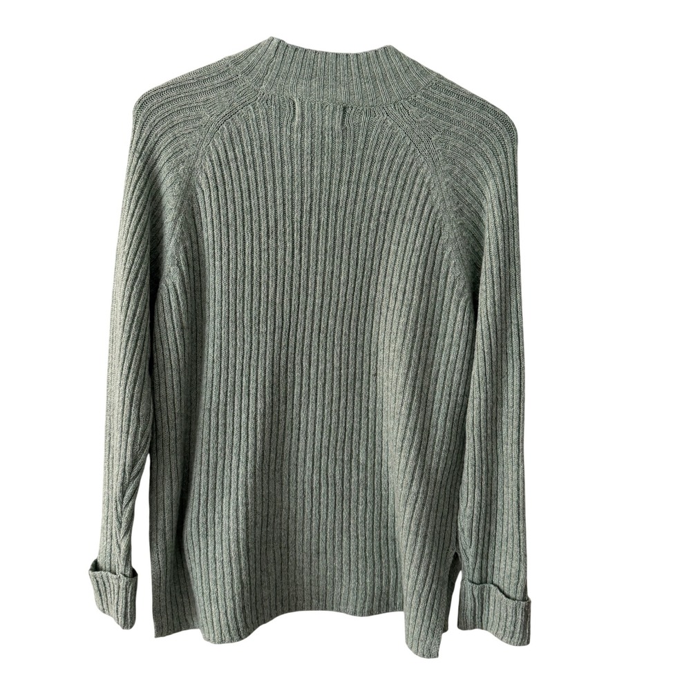 Old Navy Mock Neck Sweater Womens XL Green NEW Ribbed Raglan Pullover 771201 - Picture 5 of 7